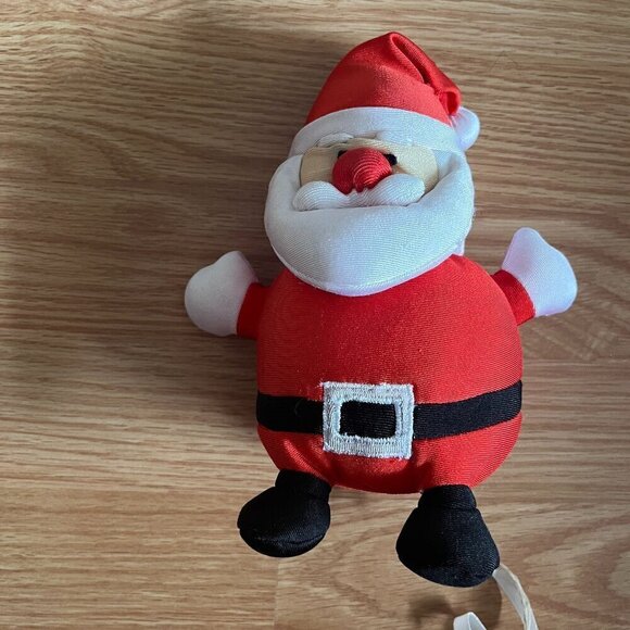 Santa Claus Parachute Style Nylon Christmas Decor Like Puffalump US Balloon - Picture 2 of 9